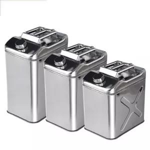 스테인레스 기름통 캠핑용 휘발유통 세로형 주유통 휴대용 취사