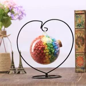 종이학 하트 유리병 연인 사랑 기념일 인테리어 장식 선물 학병