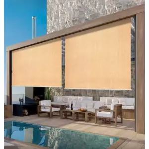 야외 블라인드 방수 선스크린 커튼 테라스 키밍 스크린