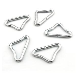50Pcs 삼각형 버클, V자형 트램펄린 스프링 후크, 링 철