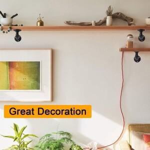 파이프 선반 브래킷 철 산업용 장착 홀더 스토리지 랙 홈 액세서리