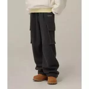 매장정품 COVERNAT 커버낫 부클 저지 원턱 세미와이드핏 카고 팬츠 차콜 CO2403PT03CH 1266262