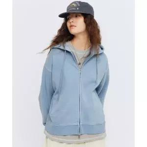 HELLO SUNRISE HS Symbol Hoodie Zip Up_VTG Blue