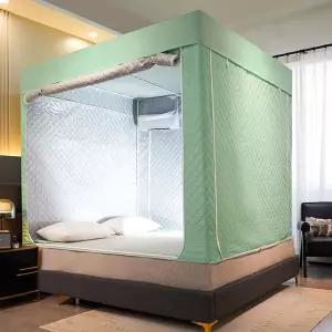 보온 텐트 침대 방한 수면텐트 방음 노래방 실내 개인공간 프라이버시