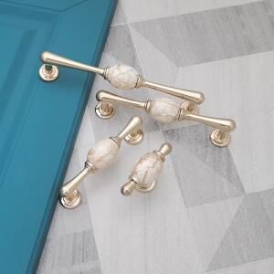 가구 서랍 손잡이 유럽 스타일의 부엌 캐비닛 드레서 문은 대리석 금속 찬장 옷장 하드웨어 당깁니다