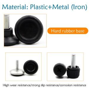 M6 M8 M10 높이 조절 가능 레벨링 가구 다리 패드 테이블/의자/캐비닛 나사 지지대 충격 흡수 장치