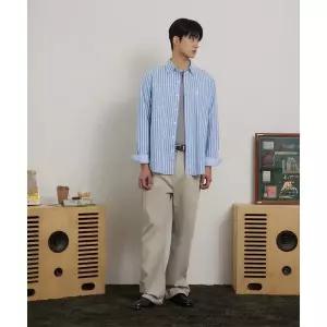 빈폴 BEANPOLE MEN 클럽 옥스퍼드 멀티 스트라이프 셔츠 - 블루 BC6264C33P 440959