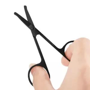 스텐인리스 둥근 모서리 코털가위 코털 제거 수동 콧 rCN2+8EmW