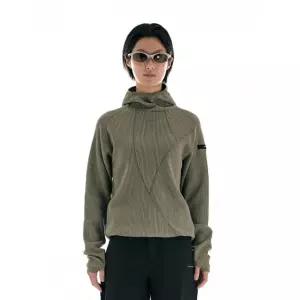 COLDWARM waffle warmer hoodie (khaki color) -small fit- OGWWH05 335070