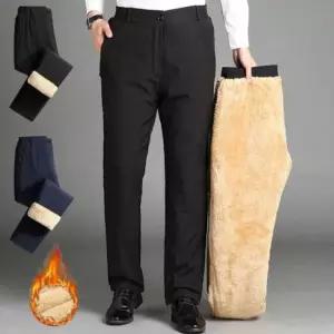 비지니스바지 남자 2컬러 겨울 방한팬츠 따뜻한 안감 기모 정장바지