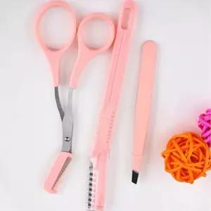 눈썹 다듬기 도구 아이 브로우 가위 집게 셀프 관리용 CiK2+7Ssz