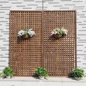 나무 울타리 난간