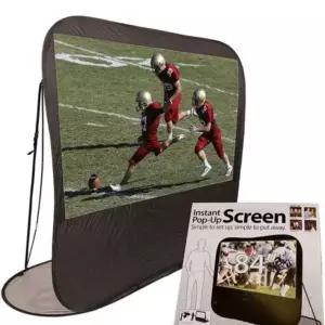 가정 캠핑 야외 휴대용 빔 프로젝터 원터치 스크린 Avy6+5xmU