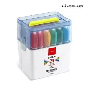 [문구/오피스] 라인프리즘 삼각 유성매직 24색 세트