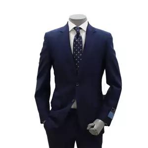 본 BON 이태리 수입원단 구아벨로 130수 블루 하이스트레치 남성 슈트 (BN3FJA040) 381524