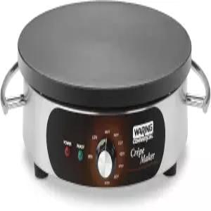 WSC160X 16인치 전기 크레페 메이커 주철 조리 표면 스테인리스 스틸 베이스 배터 스프레더 및 주걱 포함