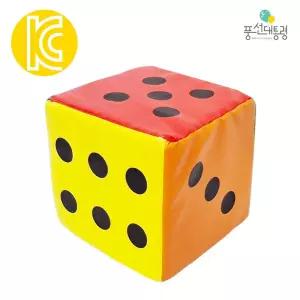 (튼튼)인조가죽 주사위 20cm 대형 프리미엄 20CM 게임도구 스폰지 체육 운동회용품 단체 용20CM 스펀지 재