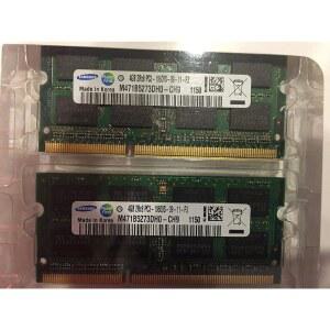 삼성 8GB 키트 DDR3 1333MHz PC3 10600(2X4GB) SODIMM 노트북 메모리