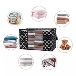 [생활] 대용량 이불 수납 정리함 옷보관 부직포 리빙박스