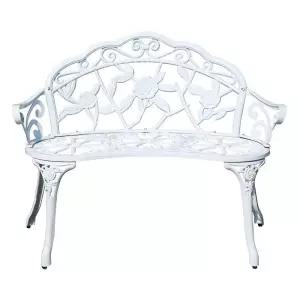 야외 벤치 의자 주택 철제 주물벤치 테라스 장미주물벤치 빈티지 공원 장미