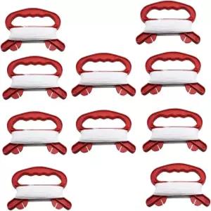 초보자를 위한 30m 줄의 미니 작은 연 릴 와인더 그립 라인 보드 레드 10개의 신링크 팩