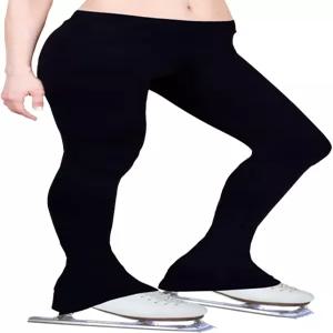 NY2 스포츠웨어 피겨 스케이팅 연습 바지 블랙 성인 사이즈