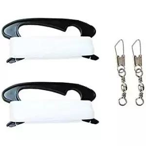 주연 연줄 손잡이 328피트 2팩 총 656피트 커넥터 스풀 라인 와인더 프로페셔널 야외 액세서리 연날리기