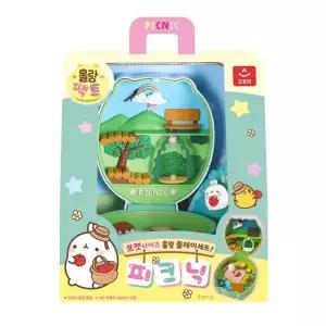 (튼튼)오로라 몰랑 팩트소꿉놀이 소풍 몰랑이 이인형 역할 주방 어린이날선물 장난감 여아 소꼽세 엄마 주