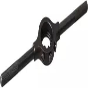 CNBTR 금속 3.7cm 직경 1.0 원형 다이 스톡 홀더 나사 탭 렌치 손잡이 길이 20.5cm 막대 도구 목공 DIY