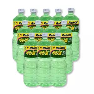 (튼튼)불스원 레인OK 에탄올 워셔액 1.8Lx12개입 차량셔자동차워셔액 용셔 차량셔 시액 셔액 자동차셔 셔대