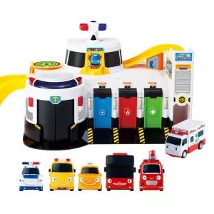 (정품) 세트 레스큐 타요 긴급출동센터 + 미니카 6종