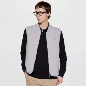 백화점 헤지스 25 남성 울 니트 패딩 베스트 HZSW5D332I2