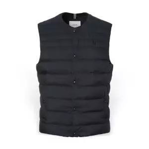 백화점 헤지스 남성 경량 다운 패딩 베스트 HZJU5D405BK