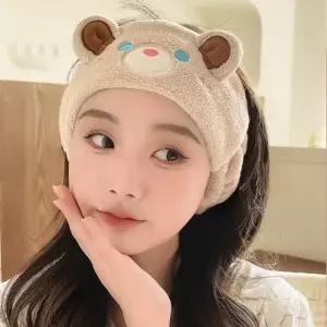 [신상오픈런]세안머리띠 귀돌이 동물 귀여운 극세사 헤어밴드 (30345824)