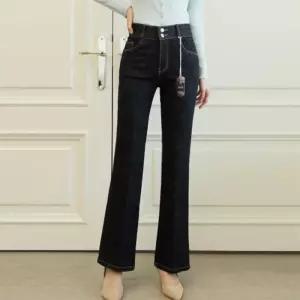 [신상오픈런]하이웨이스트 봄출근룩 스판 진청 부츠컷팬츠 (29831782)