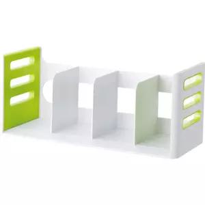 (튼튼)데코 4단 책꽂이(연두 카파맥스) 다용도 문구용 정리 책장 보관 정리함 서류 수납함