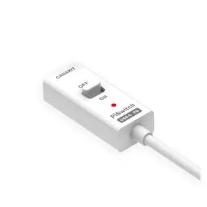 라즈베리 파이 5용 CanaKit USB-C PD PiSwitch (전원 켜기/끄기 스위치)