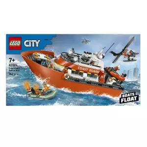 60504 시티 해안 경비대 구조 보트와 헬리콥터