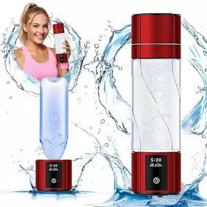 휴대용 수소 발생기 워터 필터 이온화 장치 순수 H2 4000-5000PPB 풍부한 알칼리성 병 전기 분해 음료