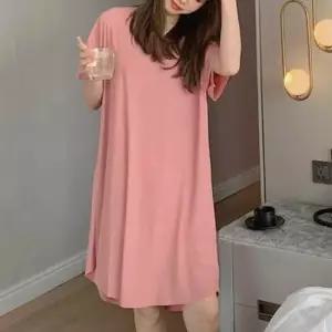 반팔무지잠옷 편한 여자옷 30대 의류 반팔 원피스 이지 웨어 코디