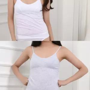 (튼튼)주니어 귀여운 토순이 하트 쟈가드 끈 브라런닝속옷 여학생 여속옷 깔끔한 10대여성 민소매 언더웨어