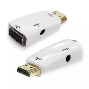 (튼튼)케이베스트 hdmi to vga 컨버터 연장 변환 젠더VGA 영상신호변경 DP 디스플레이포트 VGA 미러링 링블
