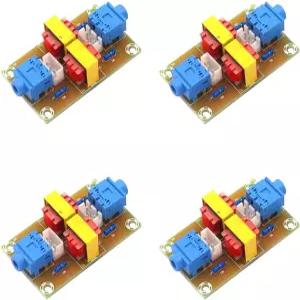 차량용 hiBCTR 4팩 XH M372 스테레오 오디오 솔레이터 공용 접지 간섭 제거 전류 노이즈 차단 트랜스포머