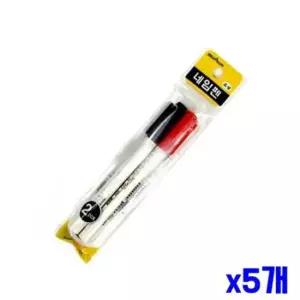 [문구] 유성 네임펜 색상홍합 2P세트 x5개