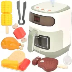 (튼튼)수증기가 나오는 스팀 쿠킹 에어프라이어 올리브그린 oz-3340 green 소꿉 주방 놀이 소품요리 엄마