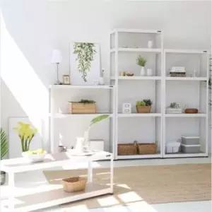 [생활] 무볼트 조립 선반 슈렉 400 400 2400 3단 앵글 화이트