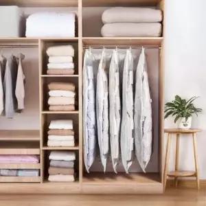 [생활] 옷장용 옷압축팩 옷걸이 휴대용 의류 롱패딩 압축팩 A