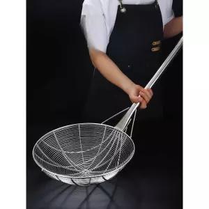 통닭 채반 튀김건지기 건지기 주방 대형 스텐 핸들 뜰채