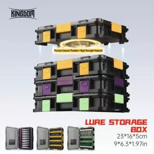 킹덤 루어 보관함 DIY 디자인 방수 방부 충격 방지 멀티 박스 VIB 미노우 펜슬 루어용 연결 가능