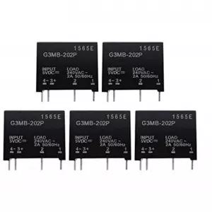 볼센 5PCS/LOT 솔리드 스테이트 릴레이 G3MB-202P DC-AC PCB SSR(5VDC 240V AC 2A 제외)
